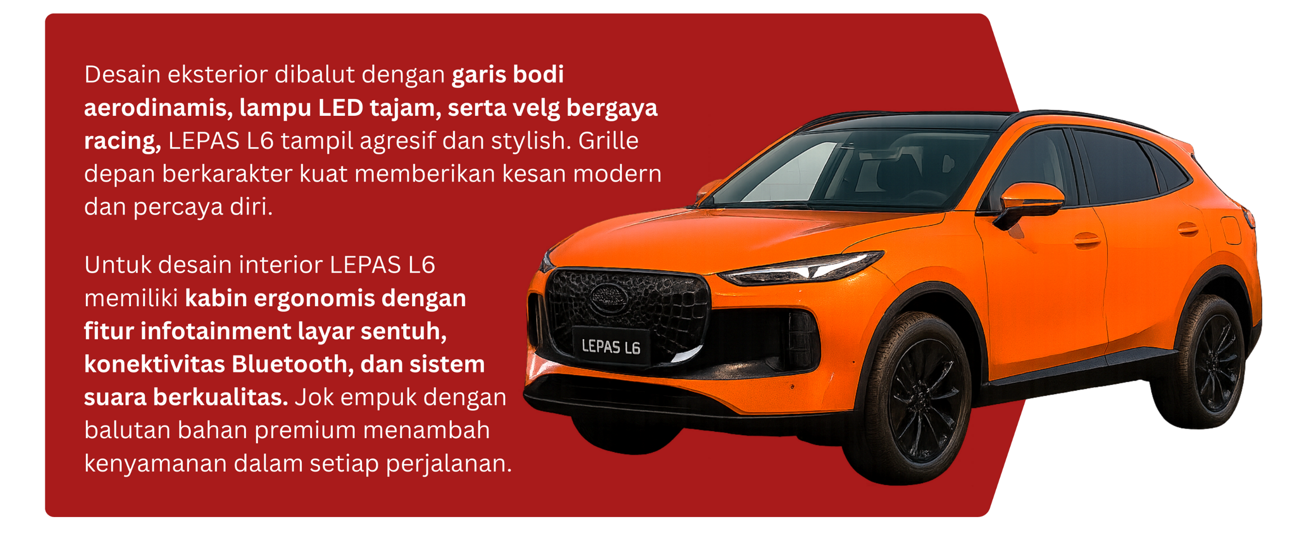 Fakta mobil lepas l6